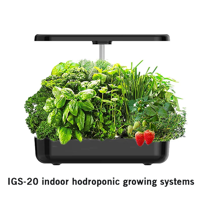 Enagua Mart Hydroponics Growing System - 12 Pods Indoor Herb Garden with LED Grow Light