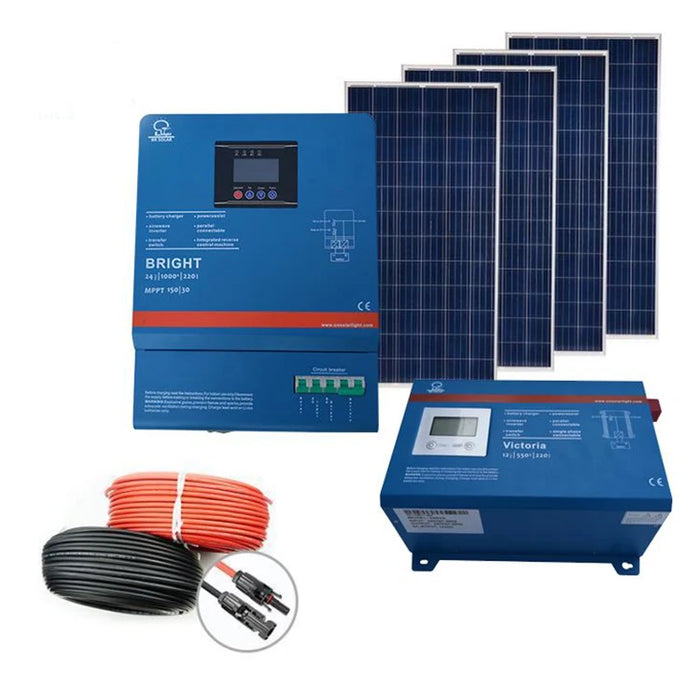 Enagua Mart 1kW-10kW Solar Power System - Pure Sine Wave Inverter (48V DC to 400V AC)