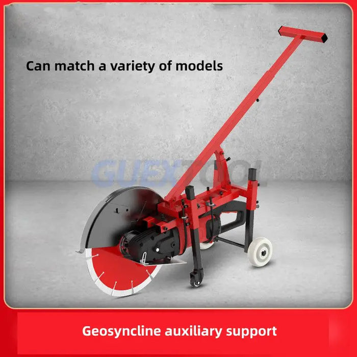 Enagua Mart Hand-Push Concrete Slotting Machine - Floor Slotting Rack for Hydropower Installation and Road Cutting