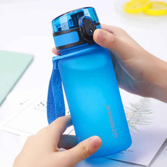 Enagua Mart 350ml Kids Water Bottle - Leakproof Tritan with Time Marker and Eco-Friendly Design