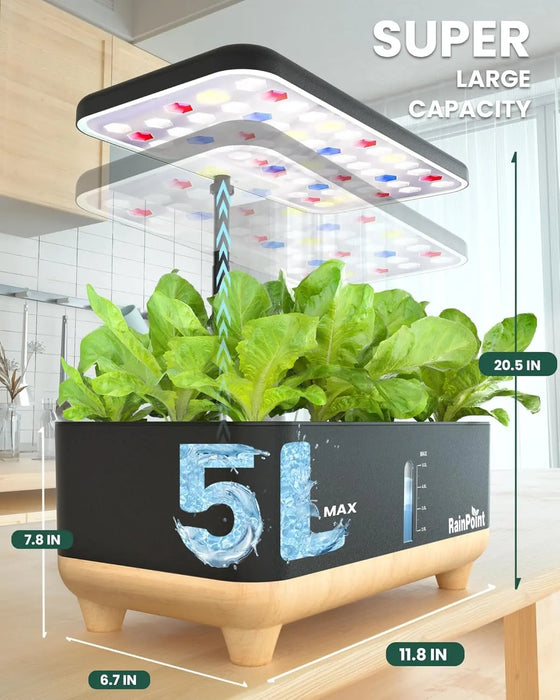 Enagua Mart Indoor Hydroponics Growing System - 13 Pods Hydroponic Garden Planter Kit