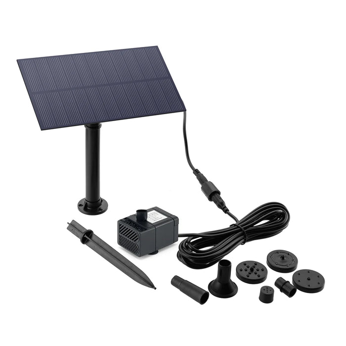 Enagua Mart 5W 5V Solar Fountain Pump - With Individual Solar Panels for Bird Bath and Outdoor Courtyard