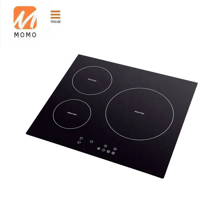 Enagua Mart 3-Burner Built-In Electric Induction Hob - Sleek and Efficient Home Appliance for Modern Kitchens