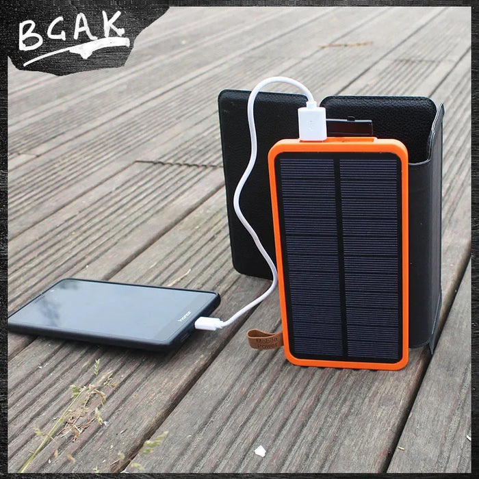 Enagua Mart 25000mAh Solar Power Bank - Large Capacity Waterproof Mobile Power Bank