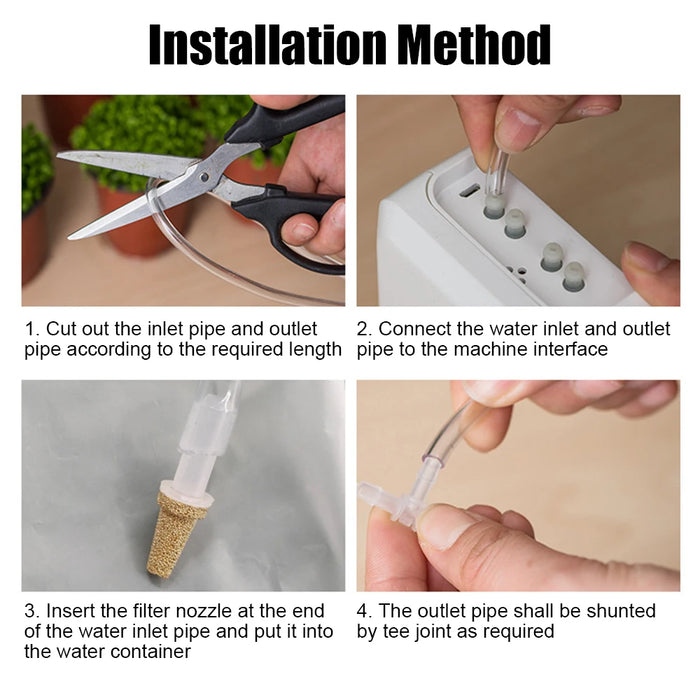 Enagua Mart Automatic Garden Drip Irrigation Device - Solar-Powered Double Pump Controller Timer System for Intelligent Plant Watering