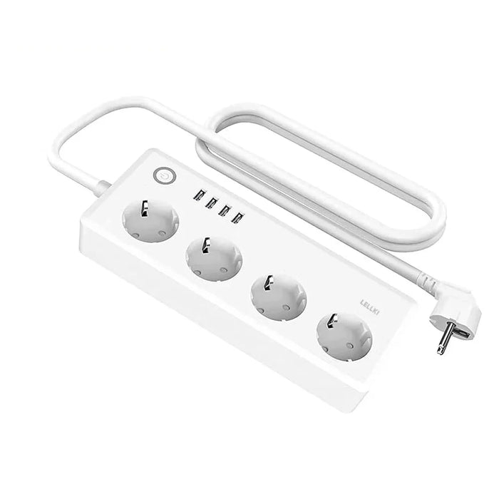 Enagua Mart Lellki Zigbee Power Strip - Smart Tuya Extension Cord with Alexa and SmartThings Compatibility, 1.8M