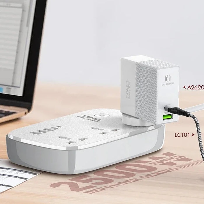 Enagua Mart LDNIO Smart Power Strip - Tuya Timing WiFi Socket with 3 USB PD Ports & Bluetooth