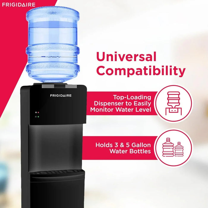 Enagua Mart Top Loading Water Cooler Dispenser - Hot and Cold Water with Child Safety Lock