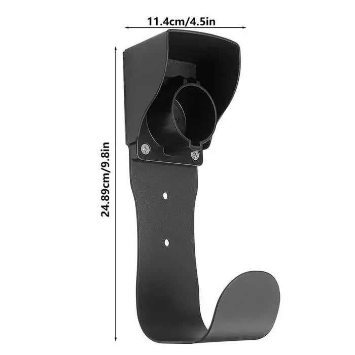 Enagua Mart Cable Bracket Gun Socket - Wall-Mounted Plug Connector Frame for Electric Vehicles