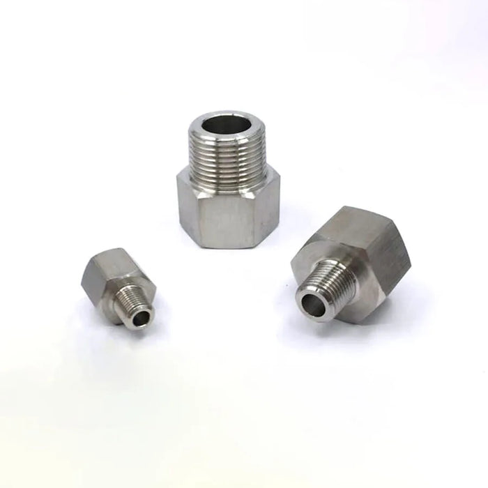 Enagua Mart 1/8" to 3/4" BSP Female to Male Thread Pipe Fitting - 304 Stainless Steel High-Pressure Resistant Connector Adapter