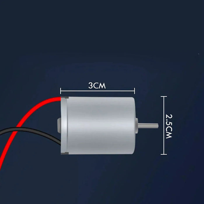 Enagua Mart Wind Turbine Motor Blades Kit - 12V DIY Wind Power Generator Model with LED for Alternative Energy Projects