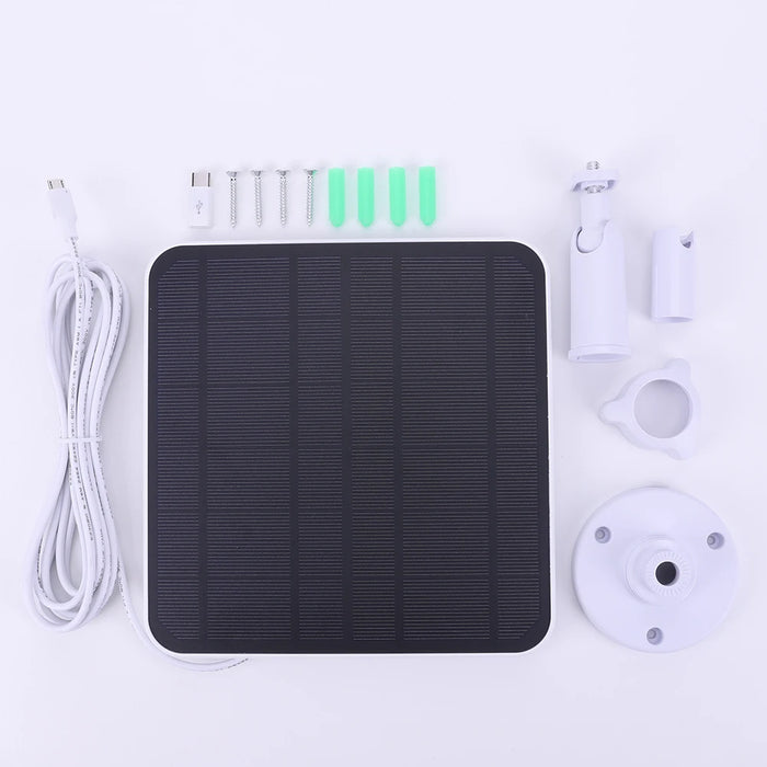 Enagua Mart 10W-30W Solar Panel Kit - 6V Solar Power Solution for EufyCam and Home Security Camera Systems