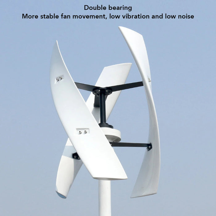 Enagua Mart 300W Maglev Vertical Wind Turbine - Aerodynamic GFRP Blade for Quiet Wind Power Generation