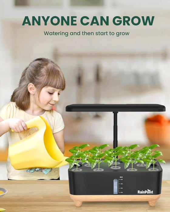 Enagua Mart Indoor Hydroponics Growing System - 13 Pods Hydroponic Garden Planter Kit