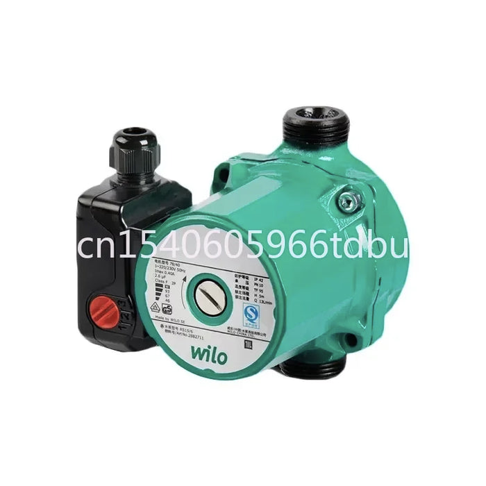 Enagua Mart Ultra-Quiet Geothermal Circulation Pump - Wilo RS15/6 Small Pipe Canned Pump for Hot Water and Heating Systems