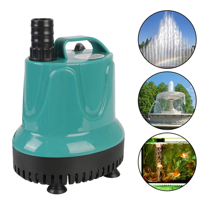 Enagua Mart Submersible Water Fountain Pump - Quiet Aquarium and Fish Pond Pump (800-1500L/h, 18W-40W)