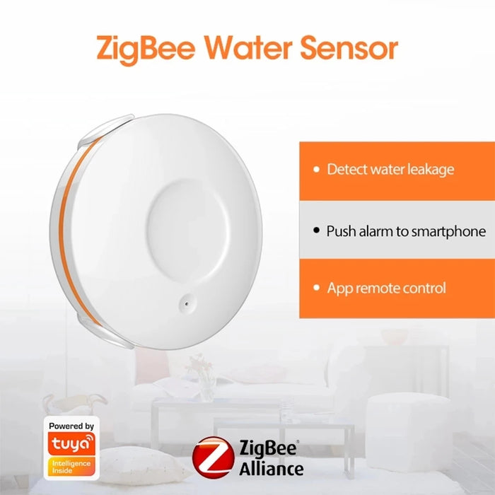 Enagua Mart Tuya Zigbee Smart Water Leak Sensor – Wireless Leakage Alarm