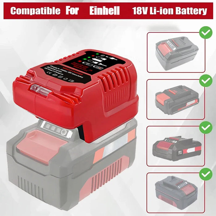 Enagua Mart 12V/24V Portable Li-Ion Battery Mini Compact Car Charger