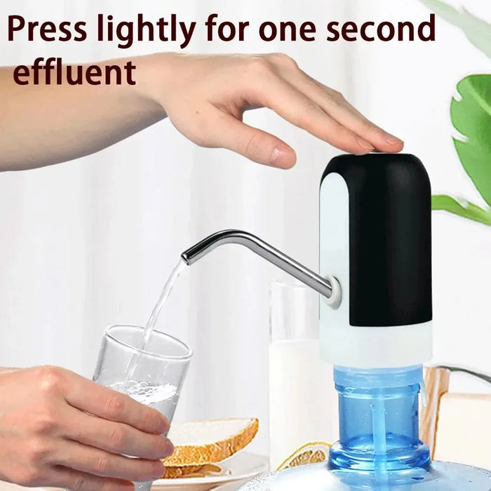 Enagua Mart Water Bottle Pump - USB Charging Automatic Dispenser for 5-Gallon Bottles