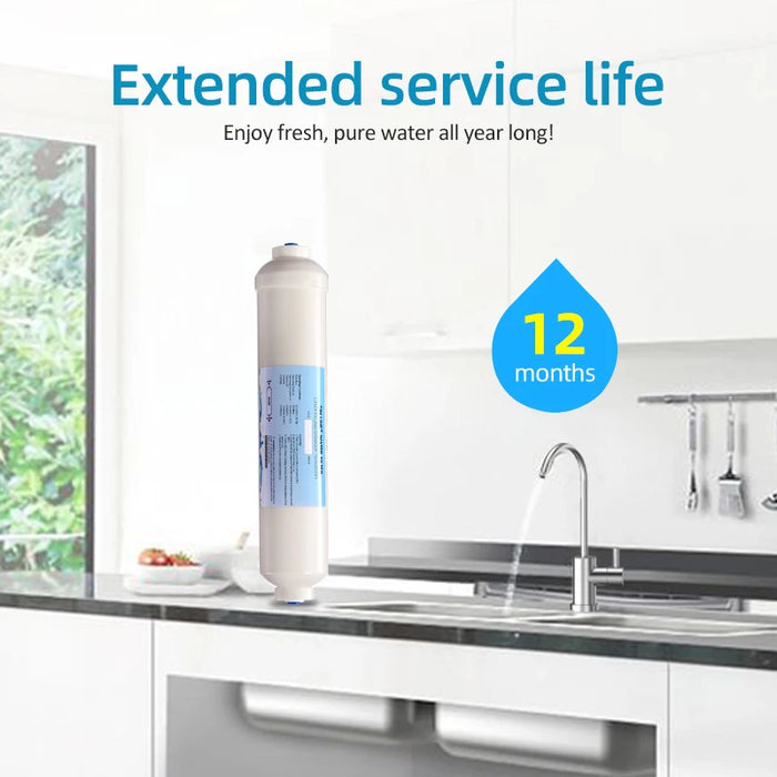 Enagua Mart Refrigerator Water Filter - Coconut Shell Activated Carbon Water Treatment