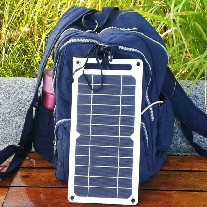 Enagua Mart Foldable Portable Solar Charger - Power Bank Battery for Mobile Phones