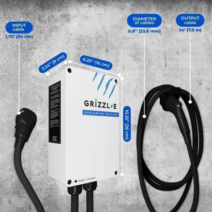 Enagua Mart Classic Level 2 240V 40A Electric Vehicle Charger - UL Energy Star Certified Metal Case