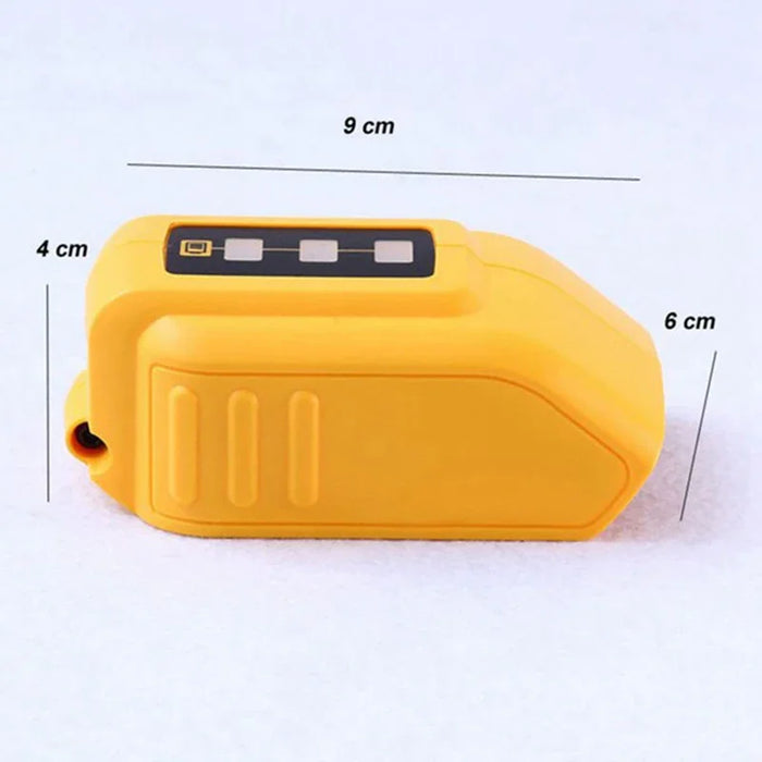 Enagua Mart USB Converter Charger - For Dewalt 14.4V/18V/20V Li-ion Battery, DCB090 USB Charging Adapter