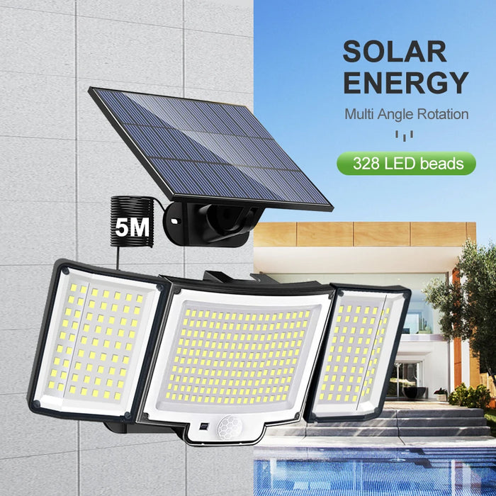 Enagua Mart 348 LED Solar Lamp Outdoor - Motion Sensor Security Light