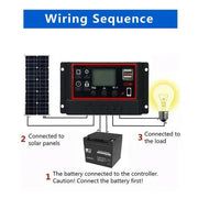 Enagua Mart 1000W Solar Panel Kit - 12V Solar Cell with 10A-100A Controller for RV, Car, Home, and Outdoor Use - Enagua Mart