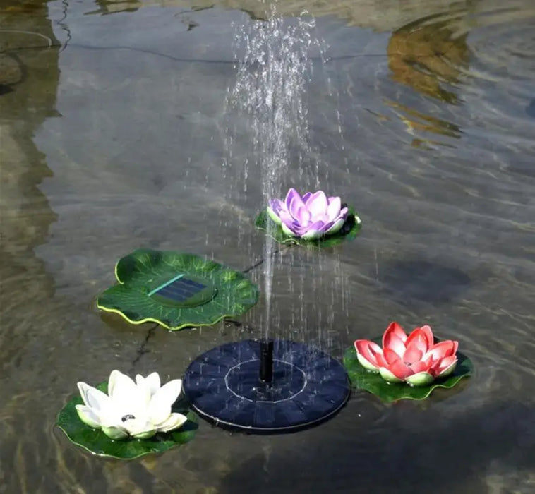 Enagua Mart 1PC Solar Floating Water Fountain - Bird Bath Pump for Garden and Patio