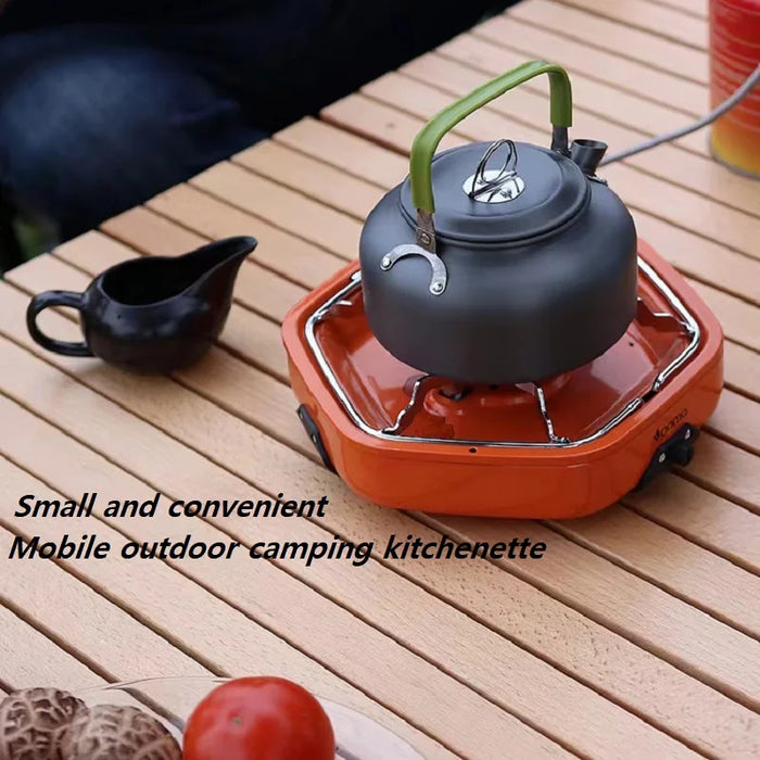 Enagua Mart 2500W Portable Gas Burner - Outdoor Cassette Stove for Camping, Picnics, and Cooking