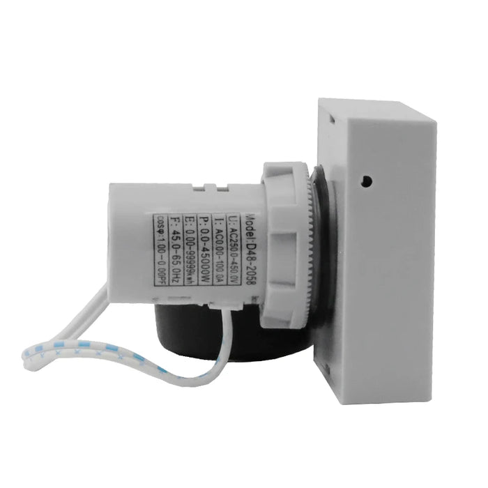 Enagua Mart 6-in-1 Mini Electronic Watt-Hour Meter - Voltage, Current, Power, and Frequency Intelligent Power Monitor
