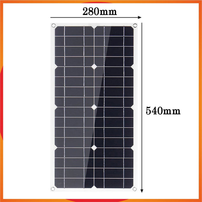 Enagua Mart 800W Portable Solar Panel Power Bank - 12V Solar Panel Kit with Controller for Home, Camping, RV, and Car