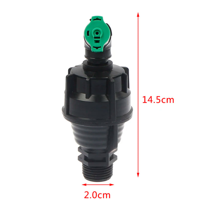 Enagua Mart 1/2 Inch 360° Rotating Lawn Irrigation Sprinkler - Long-Distance Spray for Garden Use