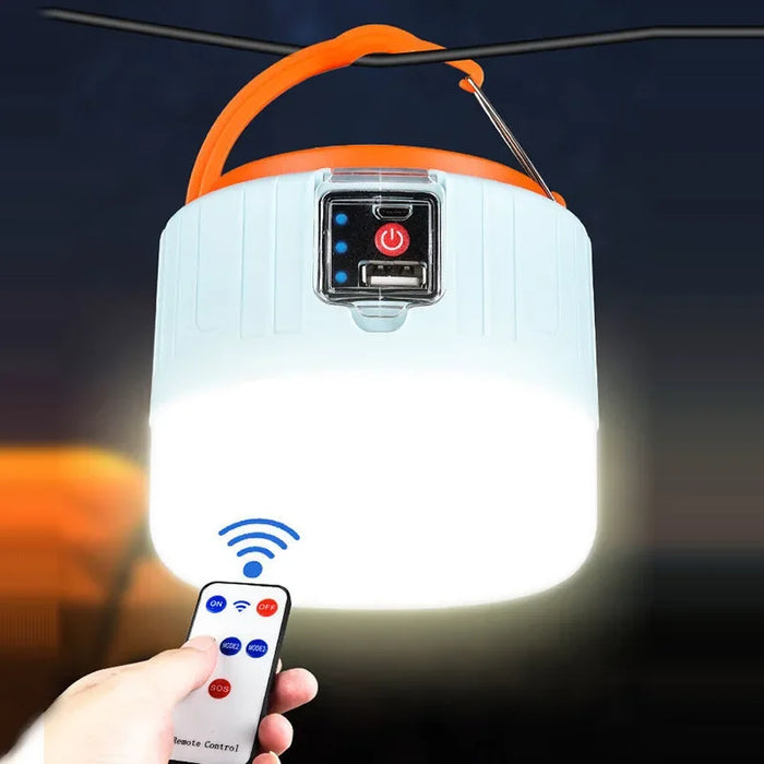 Enagua Mart High Power LED Camping Light - USB Rechargeable Portable Lantern for Outdoor Activities