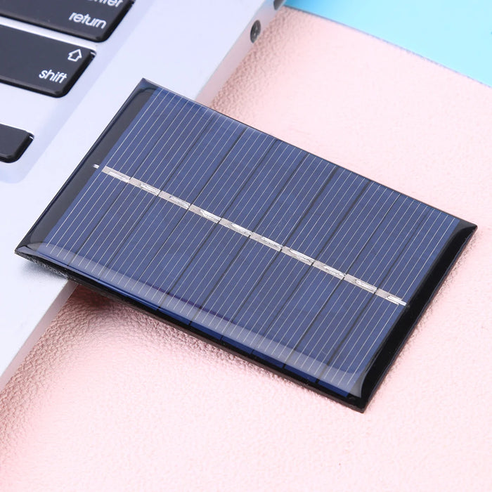 Enagua Mart DIY Solar Panel - 1.2W 5V Solar Cells Module for Battery Charger and Courtyard Lighting