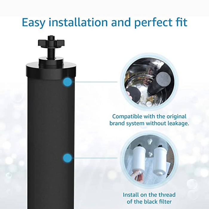 Enagua Mart Activated Carbon Water Purification Filter - Coconut Shell Carbon Efficient Replacement