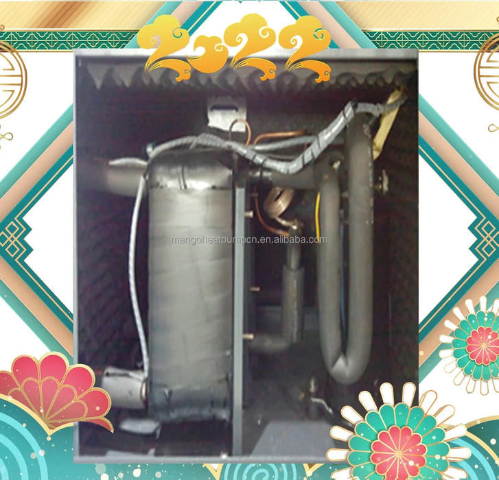 Enagua Mart Solar Geothermal Water-to-Water Heat Pump - 19kW High-Quality Heating System for Residential and Commercial Use