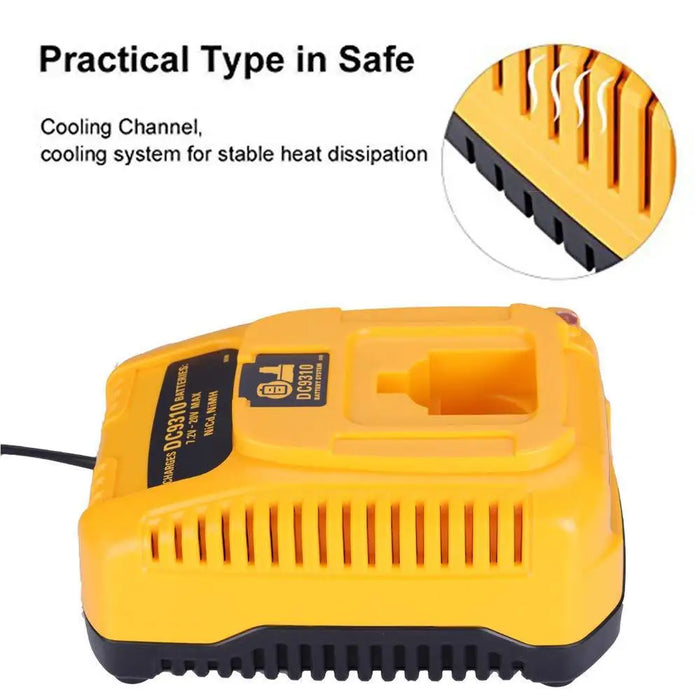 Enagua Mart Battery Charger - For Dewalt DC9310 7.2V-18V NiCd/NiMH Battery