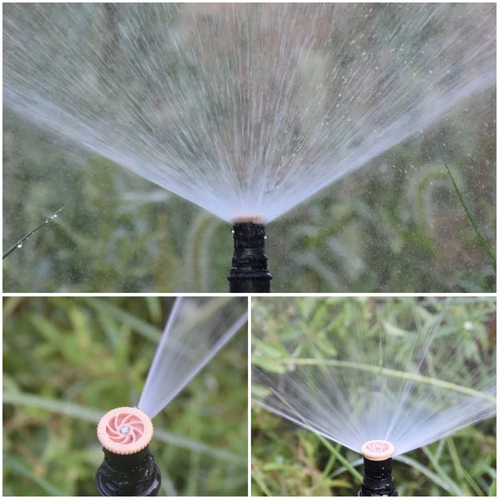 Enagua Mart 360° Garden Sprinkler - Automatic Rotation Irrigation Watering System for Lawns, Farms, and Greenhouses