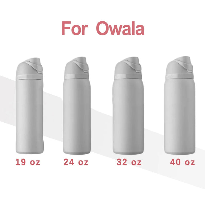 Enagua Mart 4pcs Stopper Replacement for Owala FreeSip Water Bottle - Leak-Proof Silicone Gasket Accessories