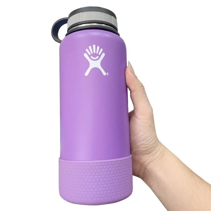 Enagua Mart Anti-Slip Bottle Bottom Sleeve Cover - Hexagon Texture, Fits 12-40 oz Hydroflasks