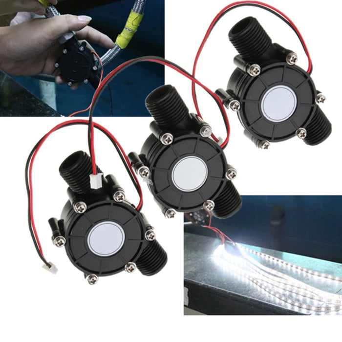 Enagua Mart DC Small Tap Water Hydro Generator - Voltage Regulation Charging Tool for Home and DIY Projects