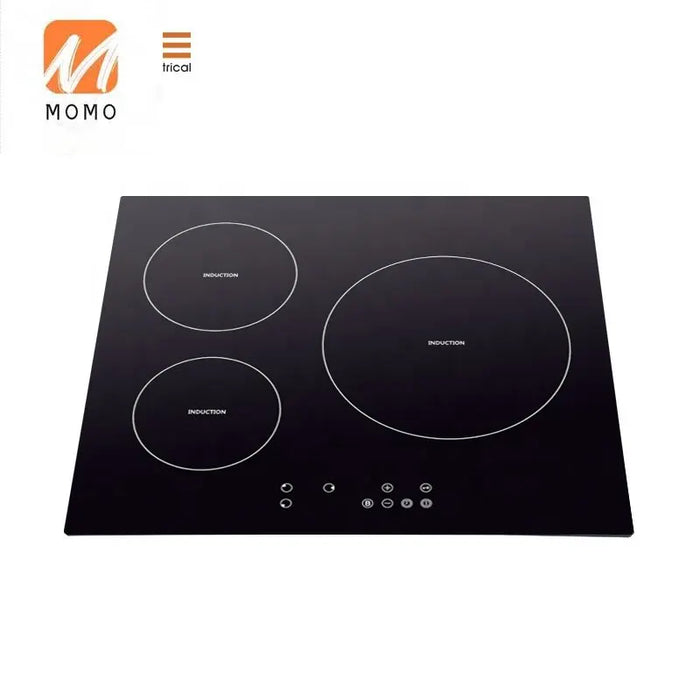 Enagua Mart 3-Burner Built-In Electric Induction Hob - Sleek and Efficient Home Appliance for Modern Kitchens