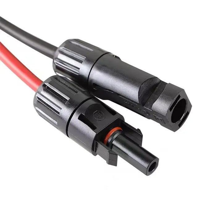 Enagua Mart Solar Cable PV Wire Extension - 1-10M, Red/Black, 4mm/6mm with Waterproof Connector