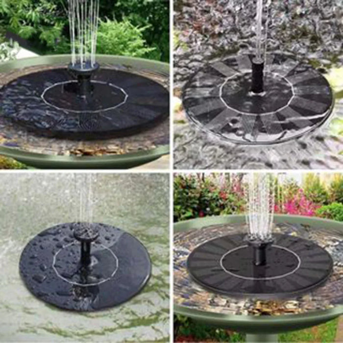 Enagua Mart Solar Bird Bath Fountain Pump - Upgrade Version with 4 Nozzles