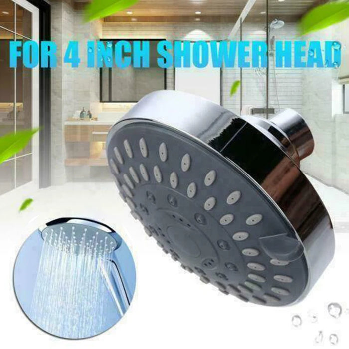 Enagua Mart 4-Inch High-Pressure Shower Head Sprayer - 5 Modes Adjustable Rainfall Shower Faucet Replacement