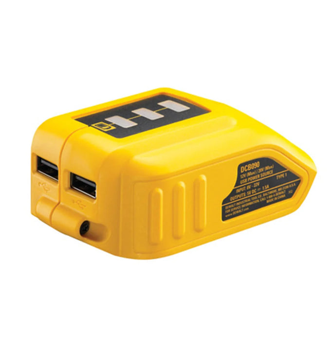 Enagua Mart DeWalt DCB090 USB Power Source Adapter - Charging Converter for 12V/20V MAX Batteries