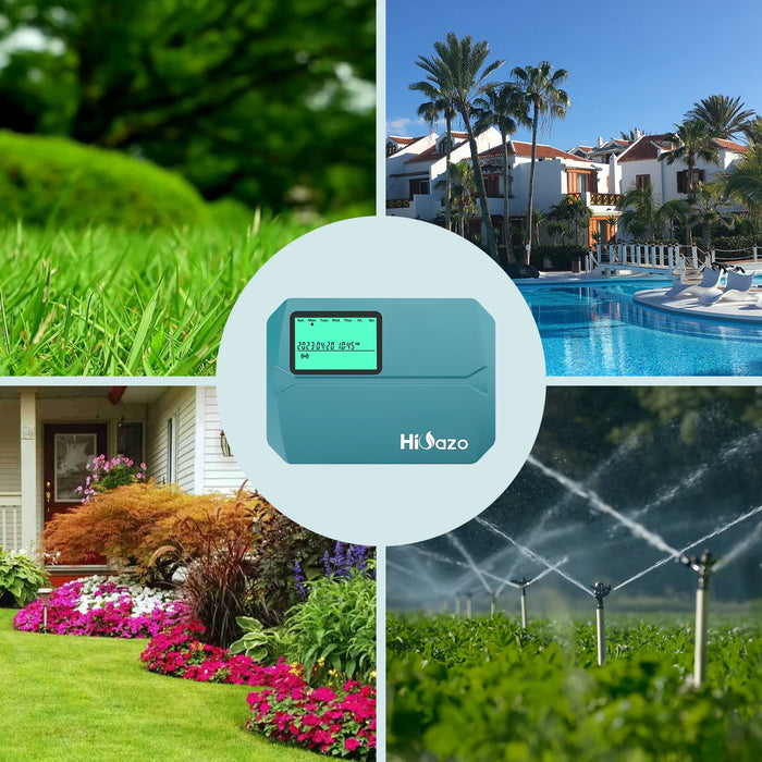 Enagua Mart 6-8 Station WiFi Smart Sprinkler Controller - Remote Irrigation System Control via Phone App