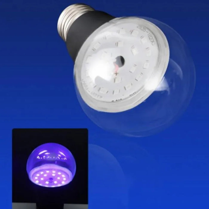 Enagua Mart 9W LED Black Light Bulb - E27 UV 395nm for Body Paint, Club Party, and Glow in the Dark Effects